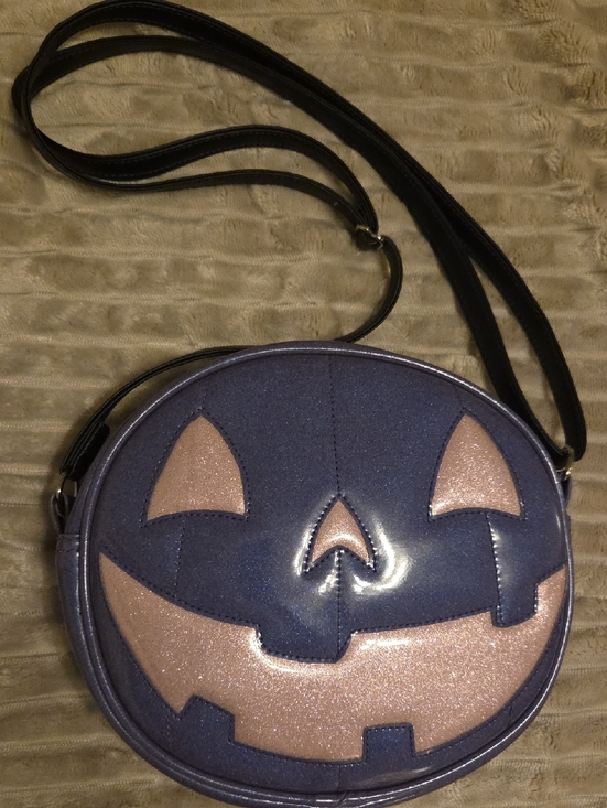 Love Pain and Stitches Handbags - Love Pain & Stitches Pumpkin Crossbody Bag